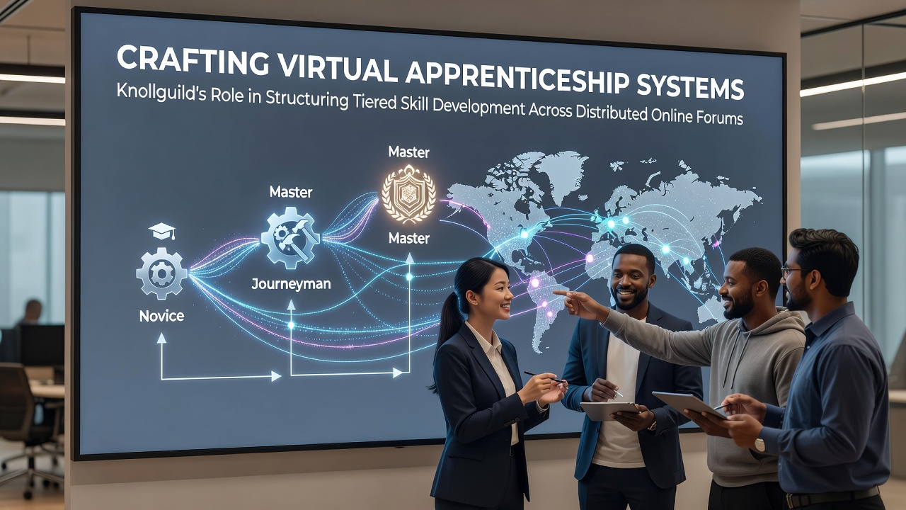 Crafting Virtual Apprenticeship Systems: Knollguild's Role in Structuring Tiered Skill Development Across Distributed Online Forums